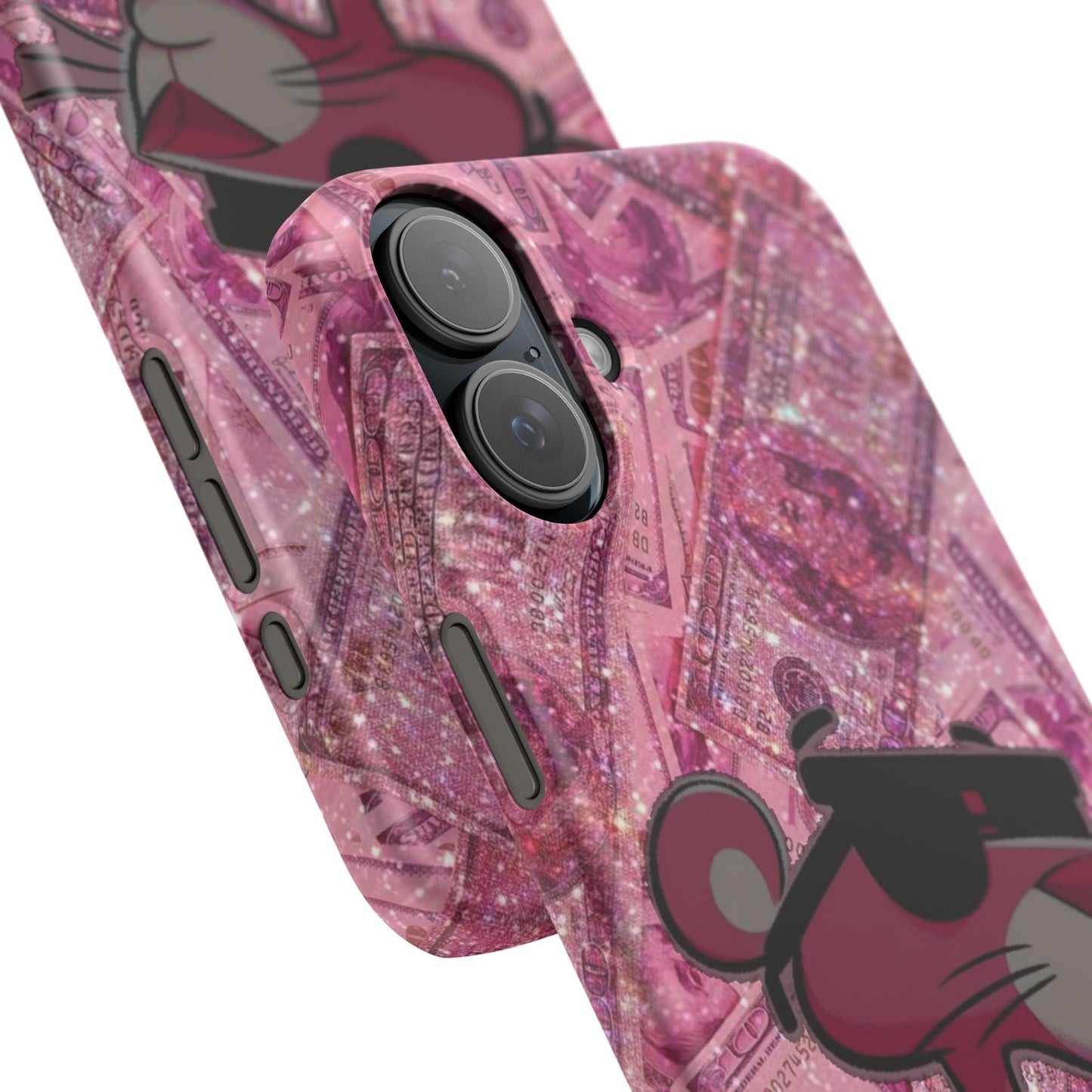 Cool Pink Panther Snap Cases for Phone, Trendy Art Cover, Stylish Accessory for Youth, Gift Idea for Birthdays & Holidays