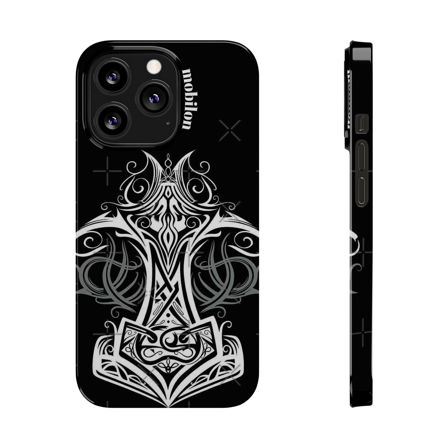 Notable Tribal Design Slim Phone Case, Unique Gift for Him, Personalized Mobile Cover, Durable Phone Accessory, Ideal for Birthdays, [...]