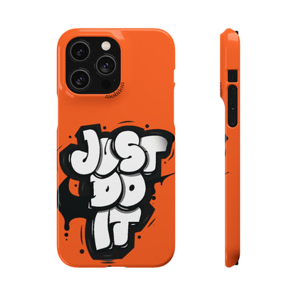 Urban Graffiti Phone Case - Stylish Snap Case for Trendsetters, Gifts for Her, Birthday Present, Tech Accessories, Just Do It!