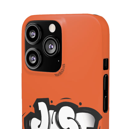Urban Graffiti Phone Case - Stylish Snap Case for Trendsetters, Gifts for Her, Birthday Present, Tech Accessories, Just Do It!