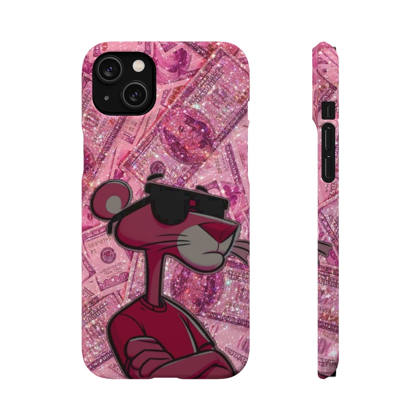 Cool Pink Panther Snap Cases for Phone, Trendy Art Cover, Stylish Accessory for Youth, Gift Idea for Birthdays & Holidays
