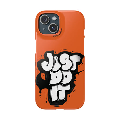 Urban Graffiti Phone Case - Stylish Snap Case for Trendsetters, Gifts for Her, Birthday Present, Tech Accessories, Just Do It!