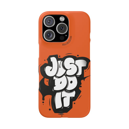 Urban Graffiti Phone Case - Stylish Snap Case for Trendsetters, Gifts for Her, Birthday Present, Tech Accessories, Just Do It!