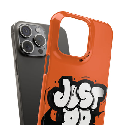 Urban Graffiti Phone Case - Stylish Snap Case for Trendsetters, Gifts for Her, Birthday Present, Tech Accessories, Just Do It!