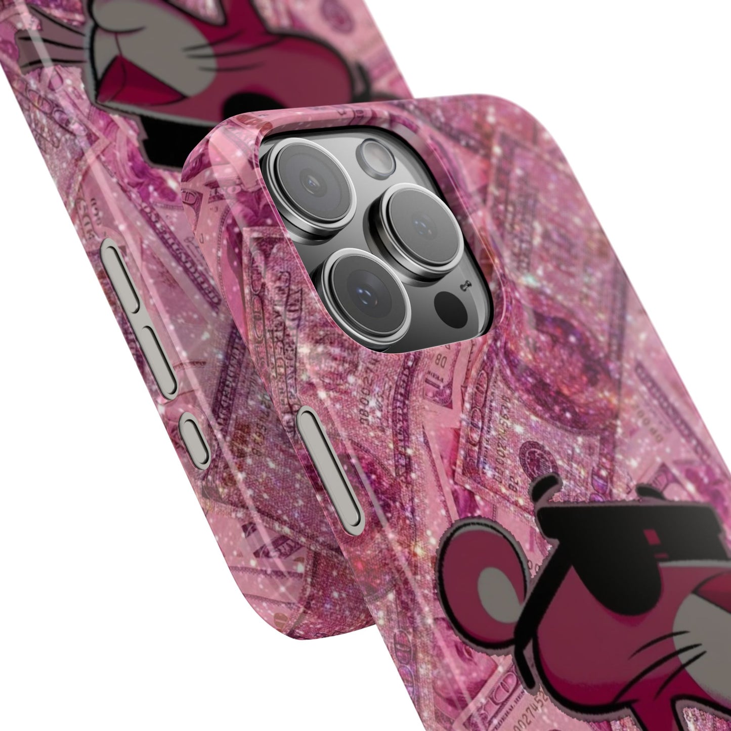 Cool Pink Panther Snap Cases for Phone, Trendy Art Cover, Stylish Accessory for Youth, Gift Idea for Birthdays & Holidays