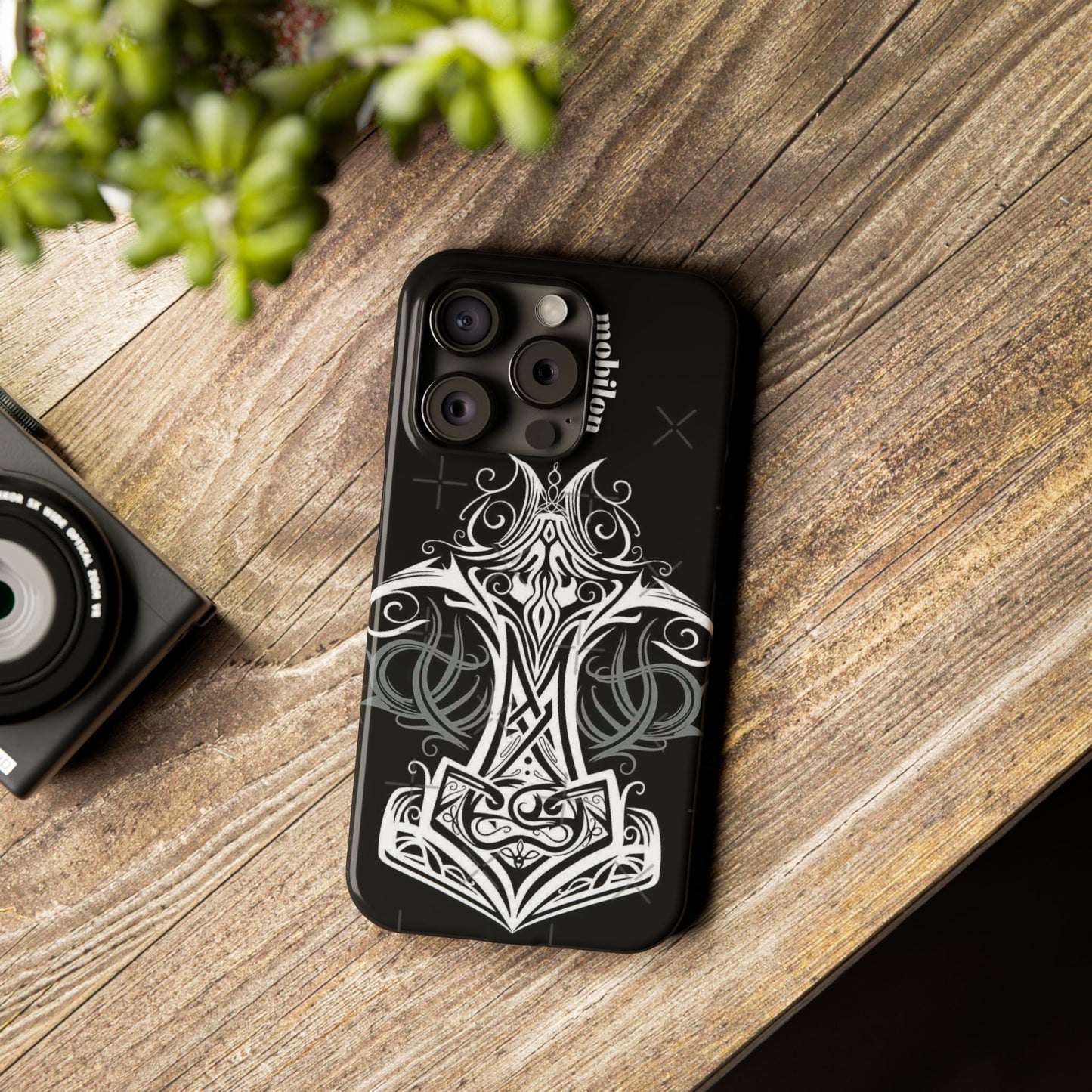 Notable Tribal Design Slim Phone Case, Unique Gift for Him, Personalized Mobile Cover, Durable Phone Accessory, Ideal for Birthdays, [...]