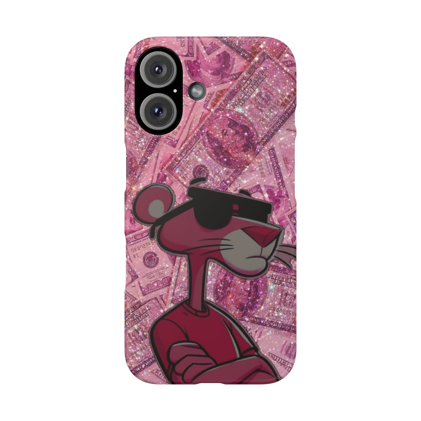 Cool Pink Panther Snap Cases for Phone, Trendy Art Cover, Stylish Accessory for Youth, Gift Idea for Birthdays & Holidays