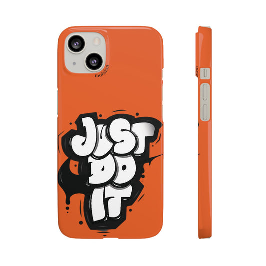 Urban Graffiti Phone Case - Stylish Snap Case for Trendsetters, Gifts for Her, Birthday Present, Tech Accessories, Just Do It!