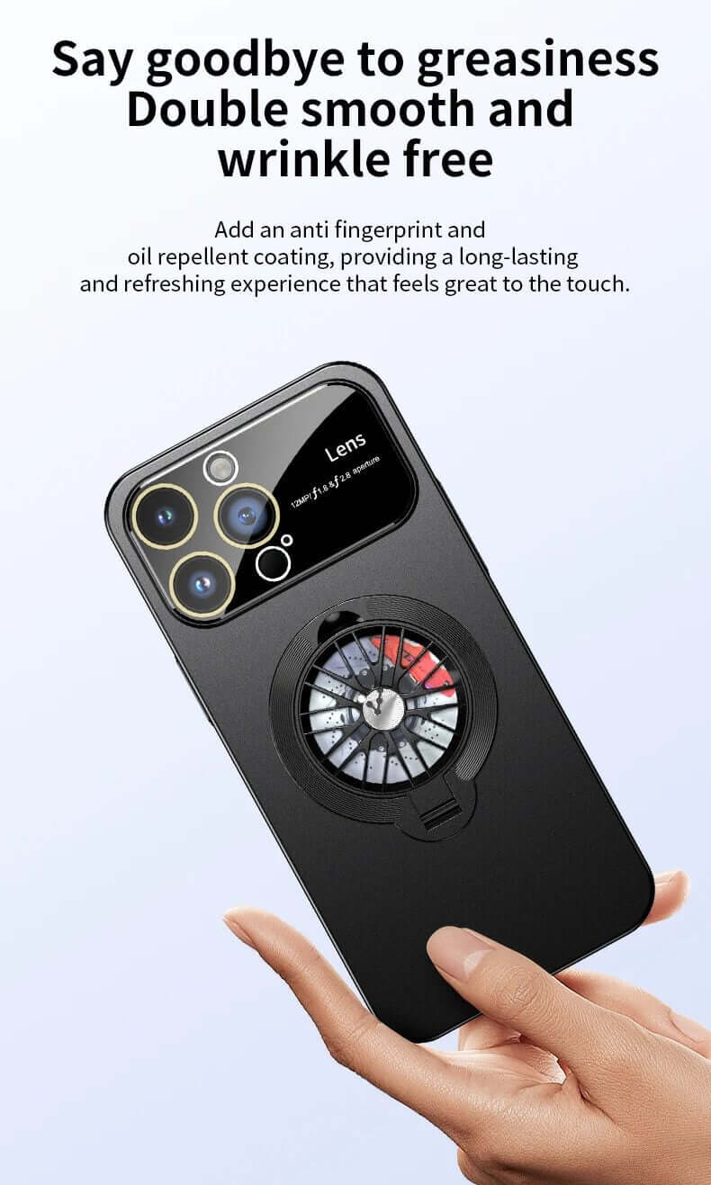 Rotarycase: Spinning Bracket Stand Magsafe Iphone Case | Full HD Camera Shield