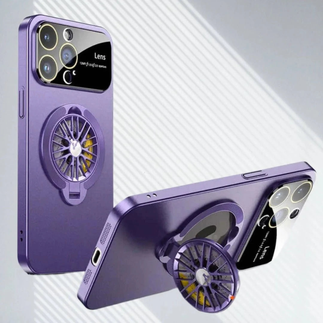 Rotarycase: Spinning Bracket Stand Magsafe Iphone Case | Full HD Camera Shield