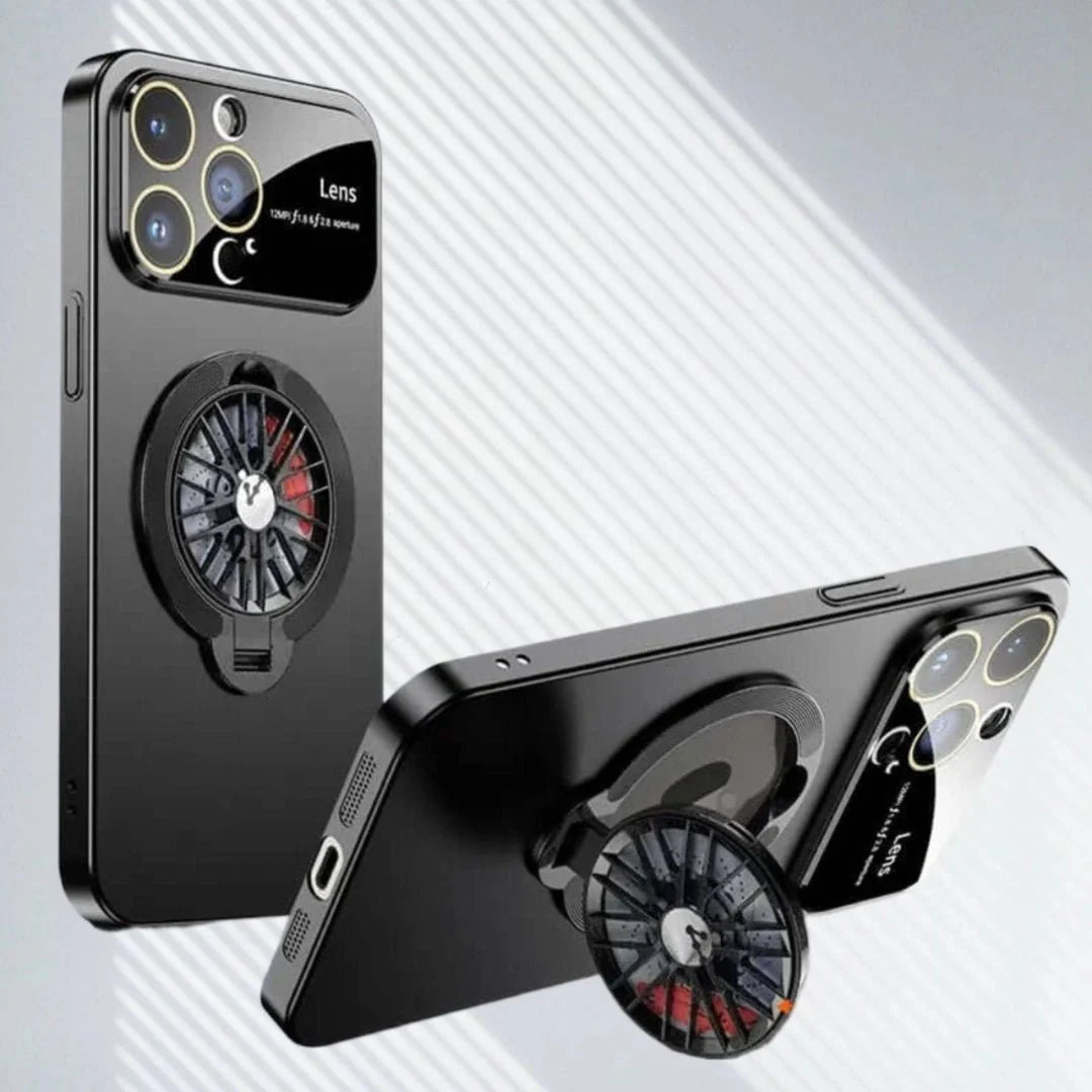 Rotarycase: Spinning Bracket Stand Magsafe Iphone Case | Full HD Camera Shield