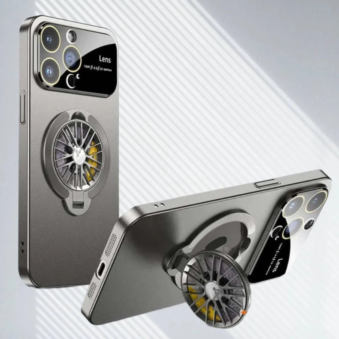 Rotarycase: Spinning Bracket Stand Magsafe Iphone Case | Full HD Camera Shield
